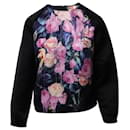 MSGM Pullover mit Blumenmuster aus schwarzem Polyester - Msgm