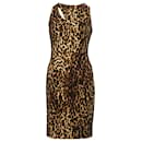 Ralph Lauren Kleid mit Leopardenmuster aus mehrfarbigem Polyester
