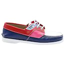 Prada Boat Shoes in Multicolor Leather