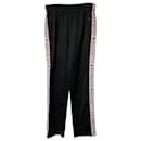 Givenchy Logo Tape Track Pants in Black Polyester
