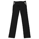Gucci Jeans with Metal Stud Details in Black Cotton