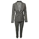 Joseph Suit Trouser Set in Grey Linen