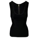 Herve Leger Bandage Tank Top in Black Rayon