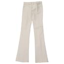 Pantaloni a gamba larga Ralph Lauren in cotone bianco