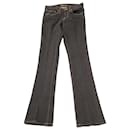 Ralph Lauren Jeans mit weitem Bein aus schwarzer Baumwolle