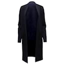 Theory Double-Face Cardigan in Navy Blue Wool