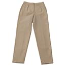 Theory Hose mit hoher Taille aus Polyester in Nude