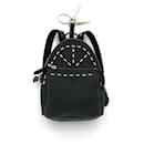 Fendi bag mini backpack in grained black leather