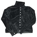 Alexa Chung Buttoned Jacket in Black Viscose - Autre Marque