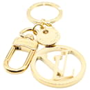 Bijou de sac & porte-clés Louis Vuitton LV Circle en métal doré