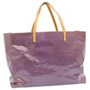 LOUIS VUITTON Monogram Vernis Reade GM Tote Bag Purple M91085 LV Auth 28934 - Louis Vuitton