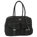 PRADA Shoulder Bag Nylon Black Auth 28815 - Prada
