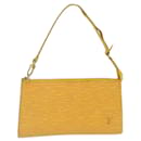 LOUIS VUITTON Epi Pochette Accessoires Pouch Yellow M52989 LV Auth pt858 - Louis Vuitton