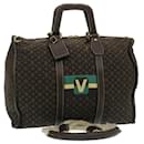 LOUIS VUITTON Monogram Idylle Keepall 45 Boston Bag Ebene M40019 LV Auth 29208 - Louis Vuitton