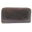 LOUIS VUITTON Monogram Vernis Zippy Wallet Wallet Amarante M93522 LV Auth ni248 - Louis Vuitton