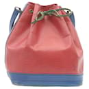 LOUIS VUITTON Epi Tricolor Noe Shoulder Bag Red Blue Green M44084 LV Auth 28905 - Louis Vuitton
