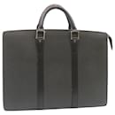 LOUIS VUITTON Taiga Porte Documents Rozan Business Bag Black M30052 Auth ar6487 - Louis Vuitton