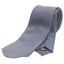 LOUIS VUITTON Necktie Silk Gray LV Auth 29118 - Louis Vuitton