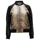 Zadig and Voltaire Billy Snake Deluxe Bomber Jacket in Black Polyester - Zadig & Voltaire