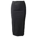 Isabel Marant Pencil Skirt in Black Lana Virgin Wool