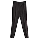Pantaloni sartoriali di Jil Sander in lana vergine nera