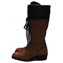 FENDI ◆ Lace-up boots / UK6 / Brown [Shoes] - Fendi