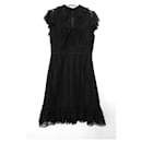 Mini vestido de encaje negro de tres pisos - Three Floors Fashion