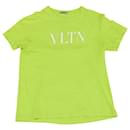 Valentino VLTN T-shirt in Green Cotton