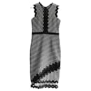 Three Floor Silver/Black Woven Dress - Three Floors Fashion