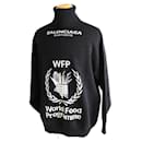 BALENCIAGA Balenciaga WFP Logo Oversized Turtleneck Knit Black XS Genuine Made in Italy