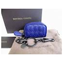 *BOTTEGA VENETA Intrecciato Round fastener Chain coin purse Mini coin purse Key chain Men's - Bottega Veneta
