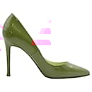 Coral Patent Leather Classic Pointed Toe Heels - Christian Louboutin