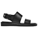 Lore Sandals in Black Leather - Ann Demeulemeester