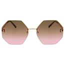 Oversized-Frame Metal Sunglasses - Stella Mc Cartney