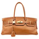 Hermès Shoulder Birkin bag in gold TC with GHW