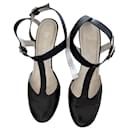 black sandals with heels type Salomé Farrutx T.37,5-38 - Autre Marque