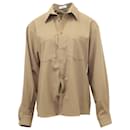 The Frankie Shop Heith Flanelle Shirt in Brown Polyester - Autre Marque
