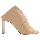 Nicholas Kirkwood D'Arcy Mules in Nude Nappa Leather