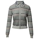 Missoni See-through Jacket with Zipper Closure in Multicolor Viscose