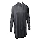 Sportmax Tema Jersey-Kleid in schwarzer Viskose