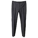 Joseph Straight-Cut Tailored Trousers in Grey Laine