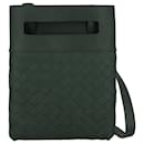 Bottega Veneta Intrecciato Leather Messenger Bag