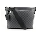 Sac à bandoulière noir x gris Damier Graphite Mick MM Messenger - Louis Vuitton