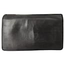 Black leather wallet - Chanel