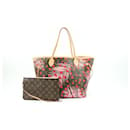 Rare Palm Springs Jungle Dots Neverfull MM Tote with Pouch - Louis Vuitton