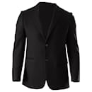 Prada Single-Breasted Jacket in Black Wool