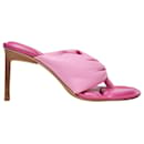 Les Sandalen Nocio aus rosafarbenem Leder - Jacquemus