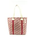 Burgundy Girly Chic Monogram Trotter No 1 Shopping Tote Book - Dior