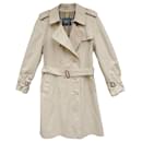 vintage Burberry women's trench coat 38