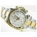 ROLEX Daytona SS x18KYG combination white Shell Dial 8P Diamond 116503NG Mens - Rolex
